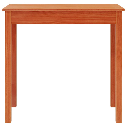 Avlastningsbord Konsollbord Tre voksbrun 80x40x75 cm heltre furu