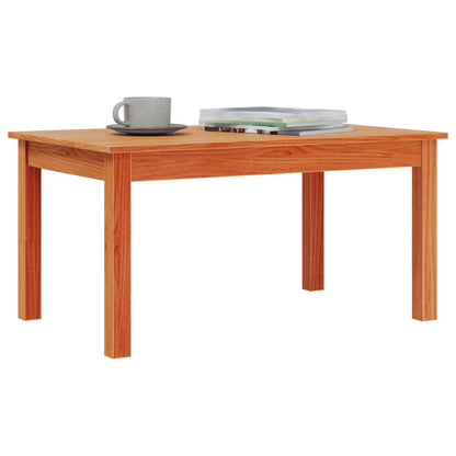 Salongbord Sofabord Tre heltre furu voksbrun 80x50x40 cm