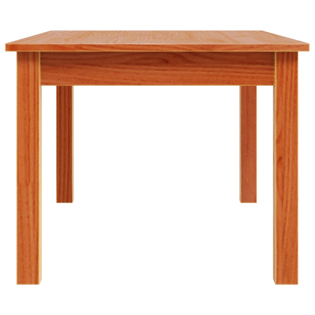 Salongbord Sofabord Tre heltre furu voksbrun 80x50x40 cm