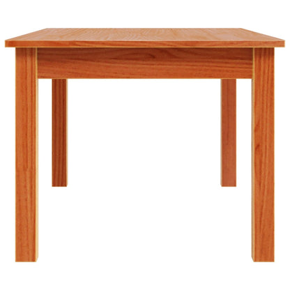 Salongbord Sofabord Tre heltre furu voksbrun 80x50x40 cm