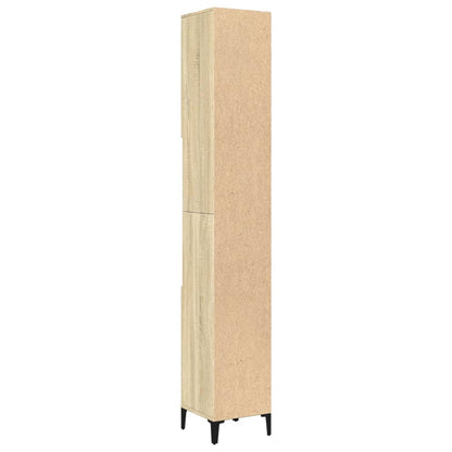 Baderomsskap Sonoma Eik 30x30x190 cm