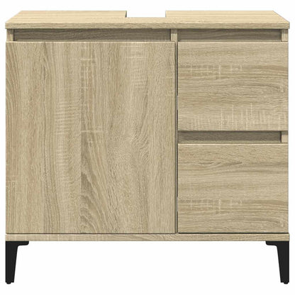 Baderomsskap sonoma eik 65x33x60 cm konstruert tre