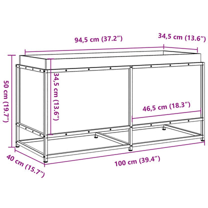 Plantekasse 100x40x50 cm heltre furu