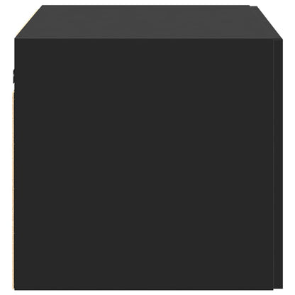 Veggskap Svart 70x42,5x40 cm