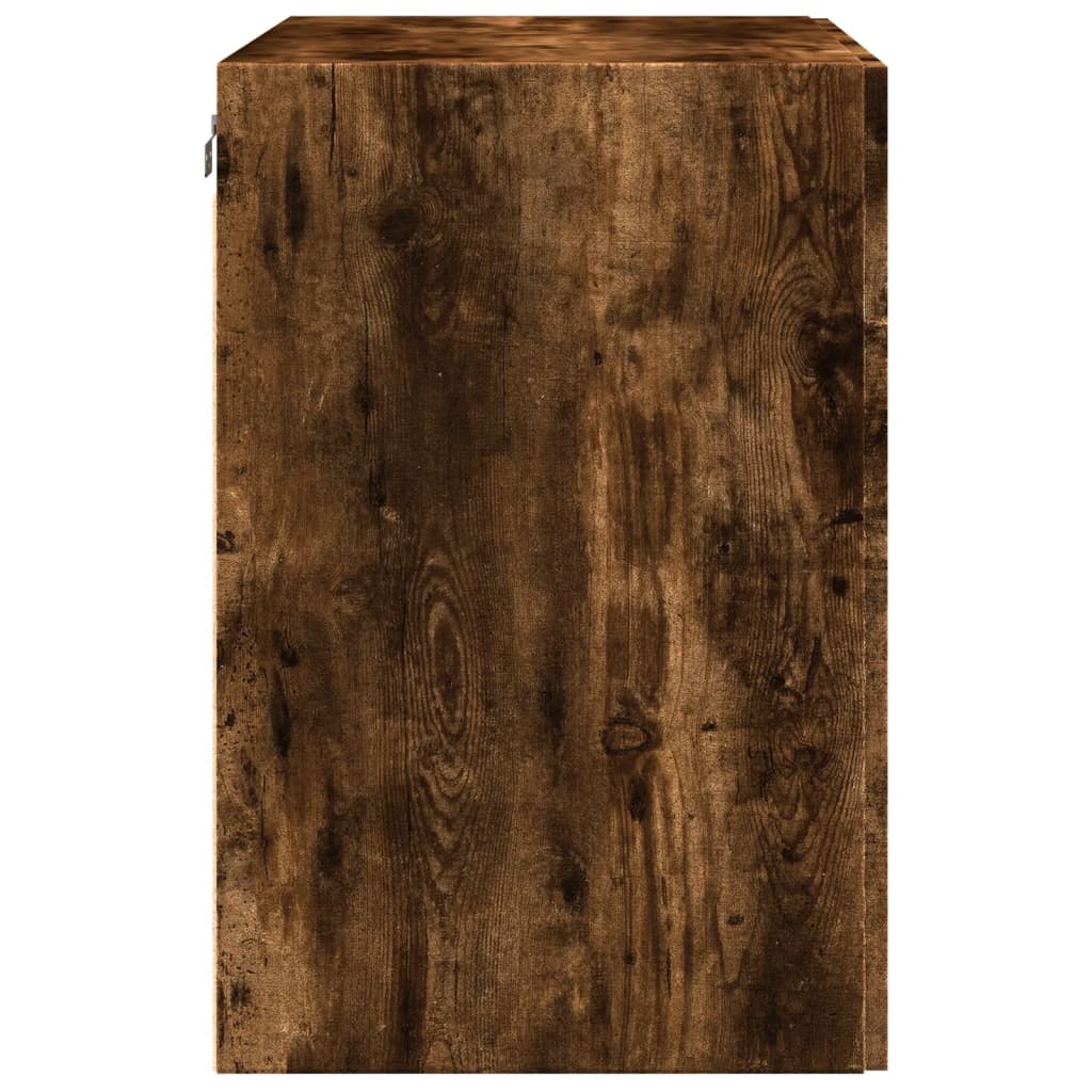 Veggskap Røkt Eik 80x42,5x64 cm