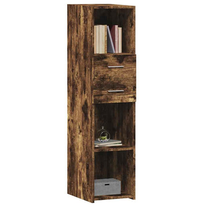 Bokhylle Røkt Eik 30x42,5x124 cm