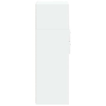 Bokhylle Hvit 50x42,5x124 cm