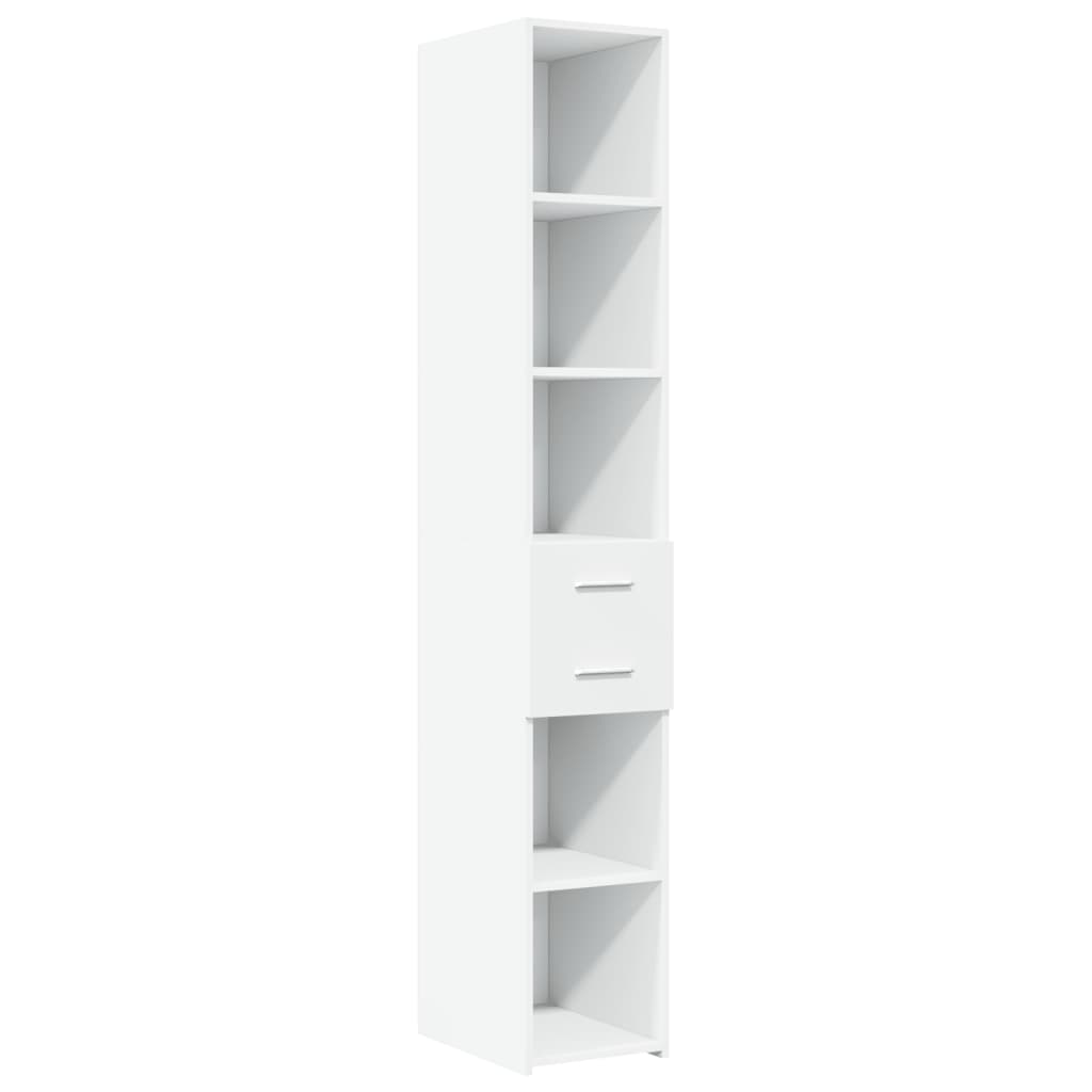 Skap Hvit 30x42,5x185 cm