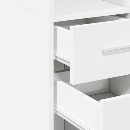 Skap Hvit 30x42,5x185 cm