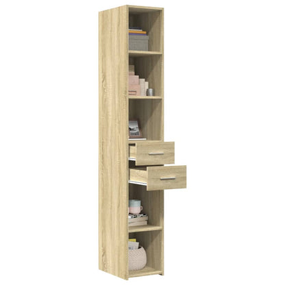 Bokhylle Sonoma Eik 30x42,5x185 cm