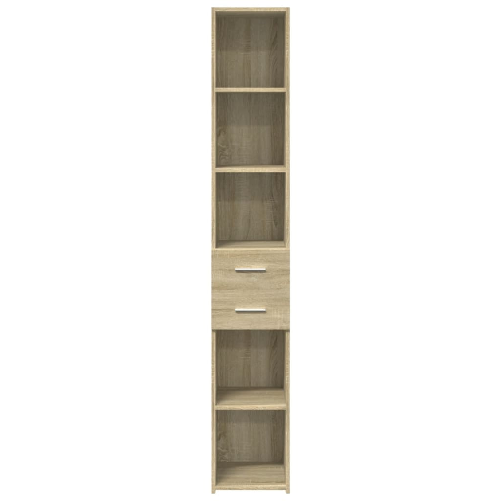 Bokhylle Sonoma Eik 30x42,5x185 cm