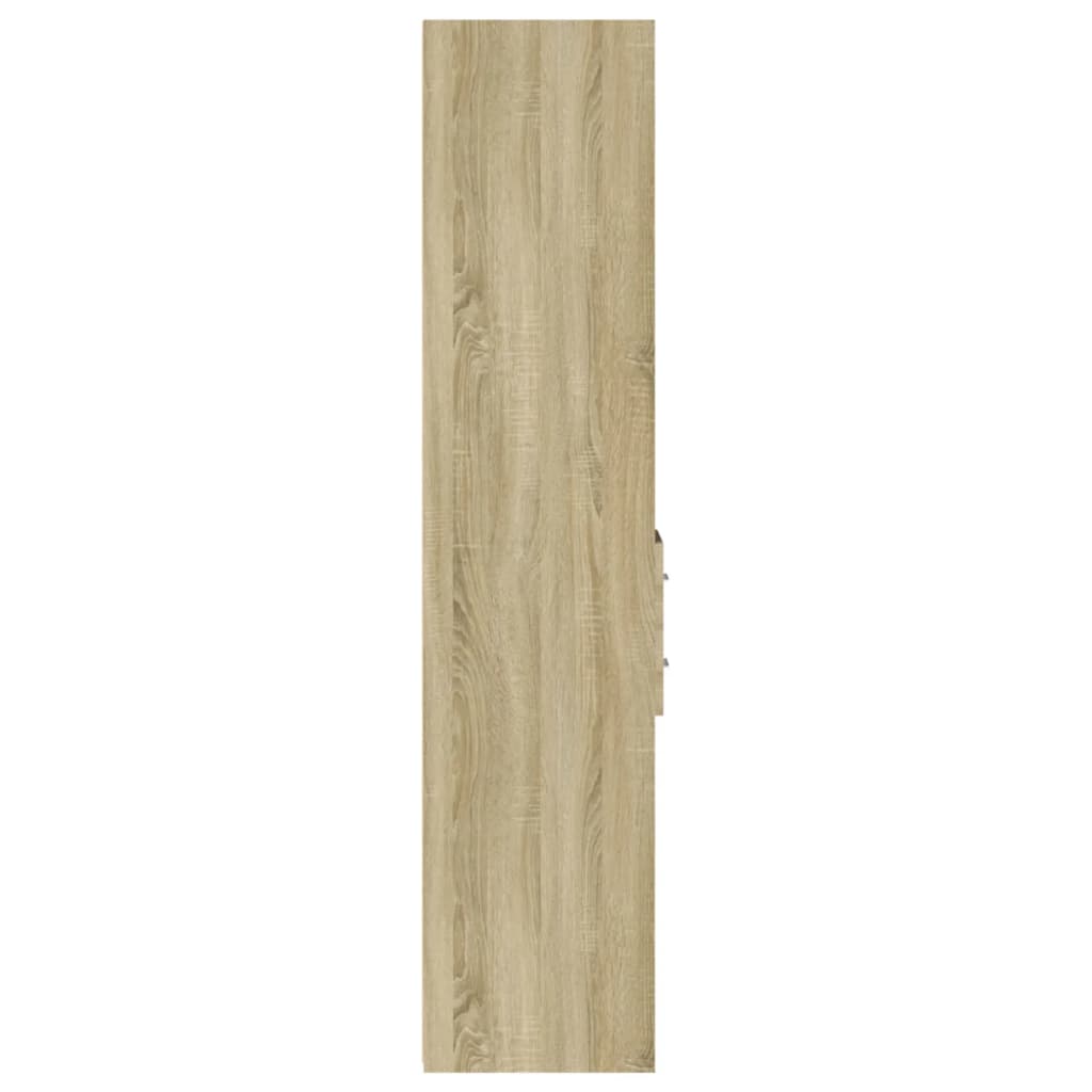 Bokhylle Sonoma Eik 30x42,5x185 cm