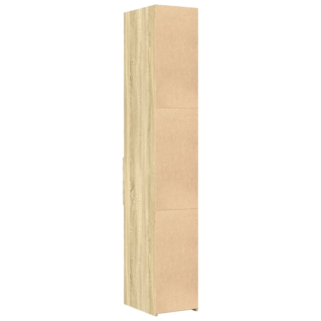 Bokhylle Sonoma Eik 30x42,5x185 cm