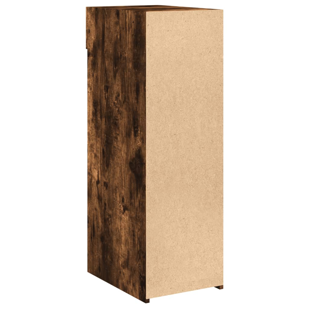 Skjenk røkt eik 30x42,5x93 cm konstruert tre