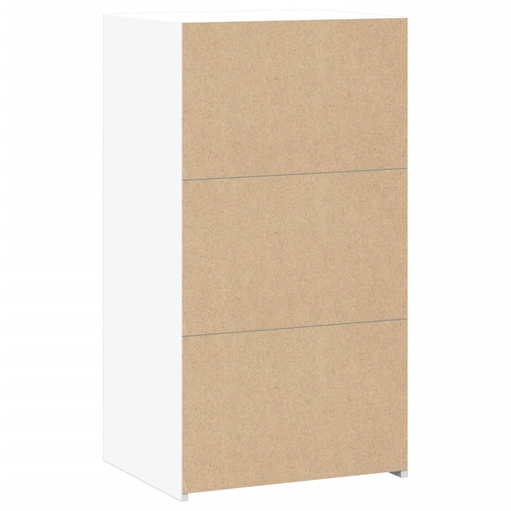 Skjenk hvit 50x41x93 cm konstruert tre