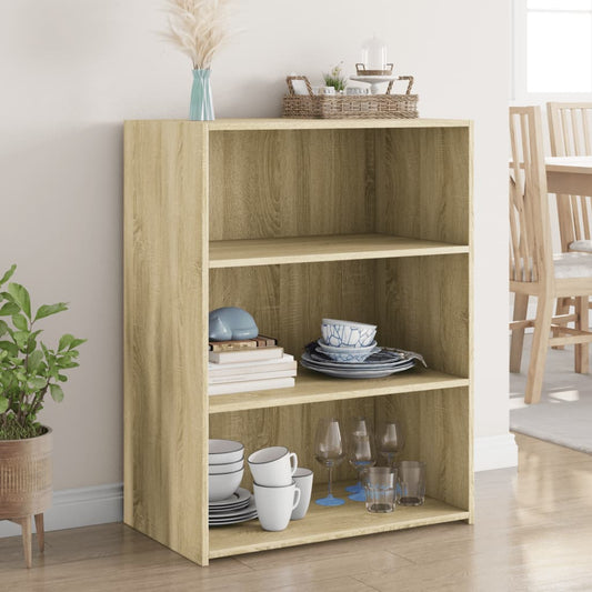Skjenk sonoma eik 70x41x93 cm konstruert tre