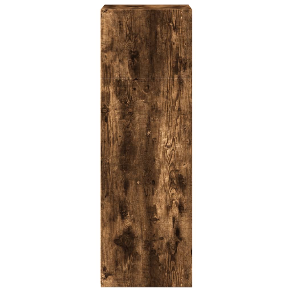 Bokhylle Røkt Eik 50x41x124 cm