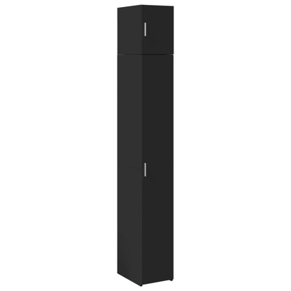 Skap Svart 30x42,5x225 cm