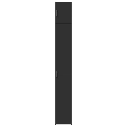 Skap Svart 30x42,5x225 cm