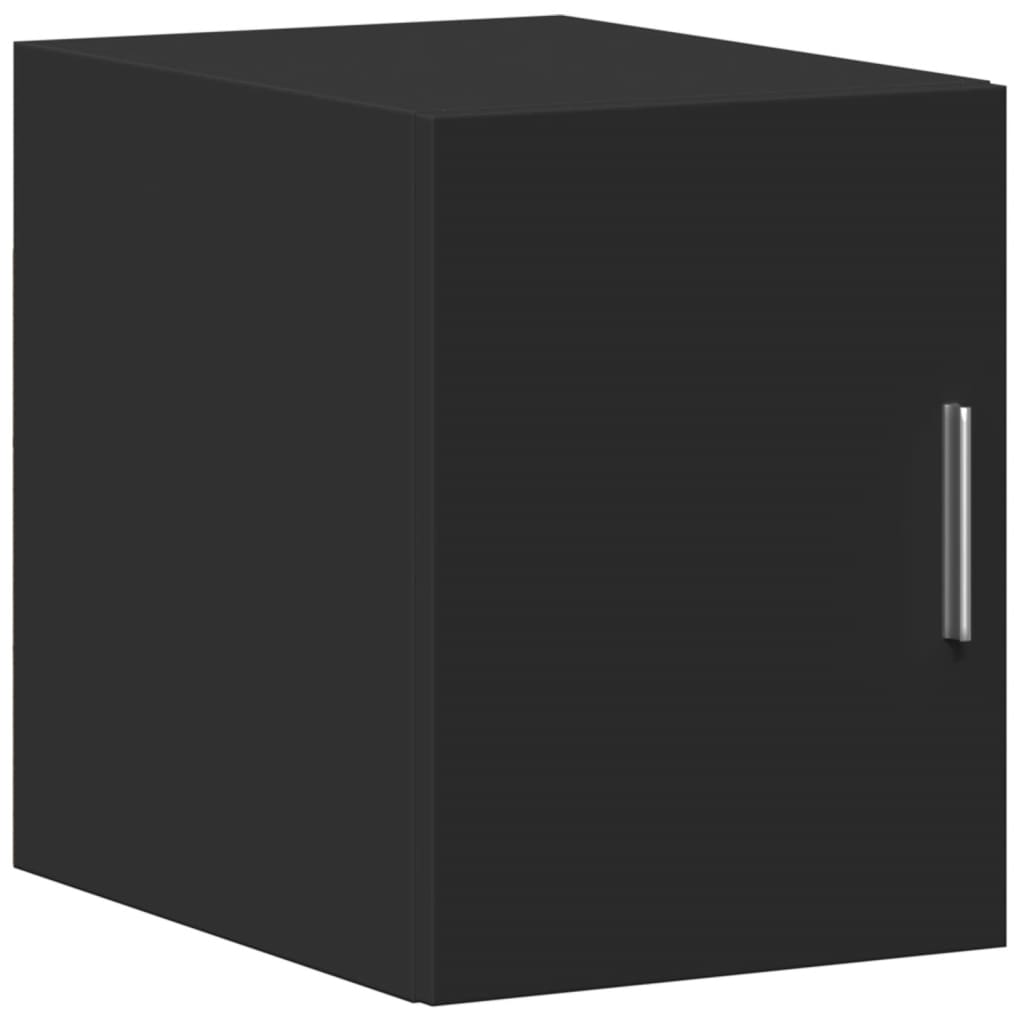 Skap Svart 30x42,5x225 cm