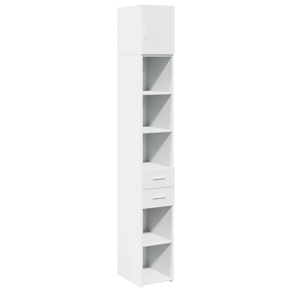 Skap Svart 30x42,5x225 cm
