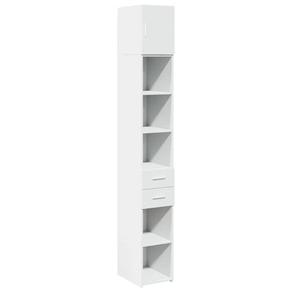 Skap Svart 30x42,5x225 cm
