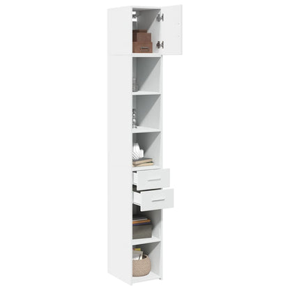 Skap Svart 30x42,5x225 cm