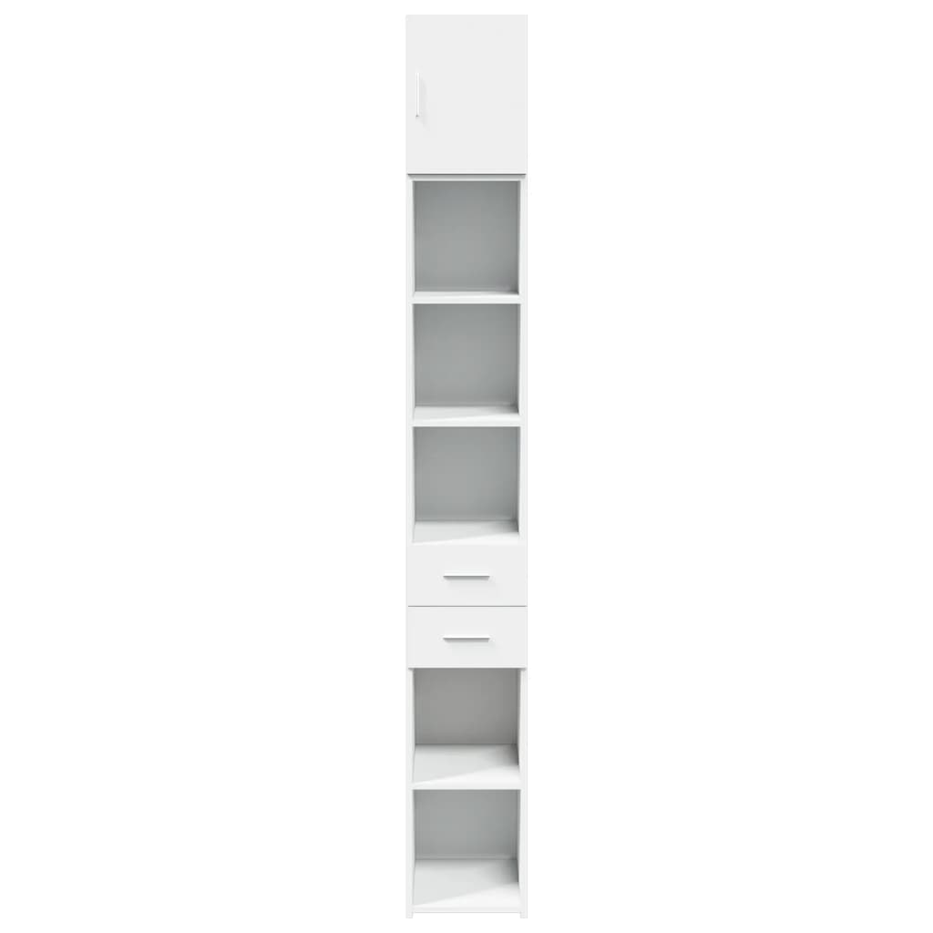 Skap Svart 30x42,5x225 cm
