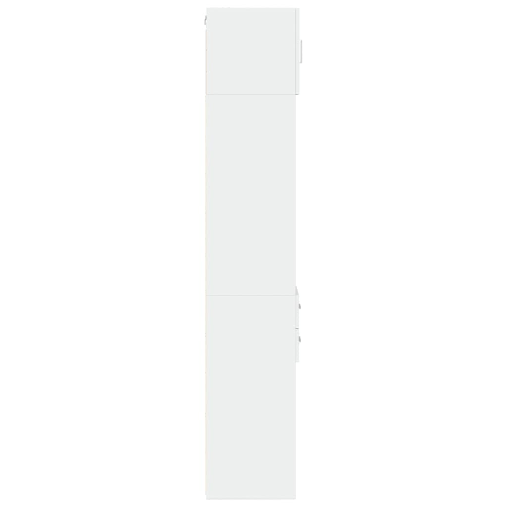 Skap Svart 30x42,5x225 cm