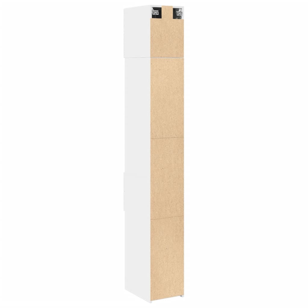 Skap Svart 30x42,5x225 cm