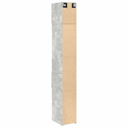 Skap Betonggrå 30x42,5x225 cm