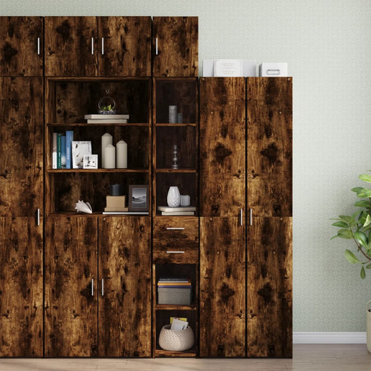 Skap Røkt Eik 30x42,5x225 cm