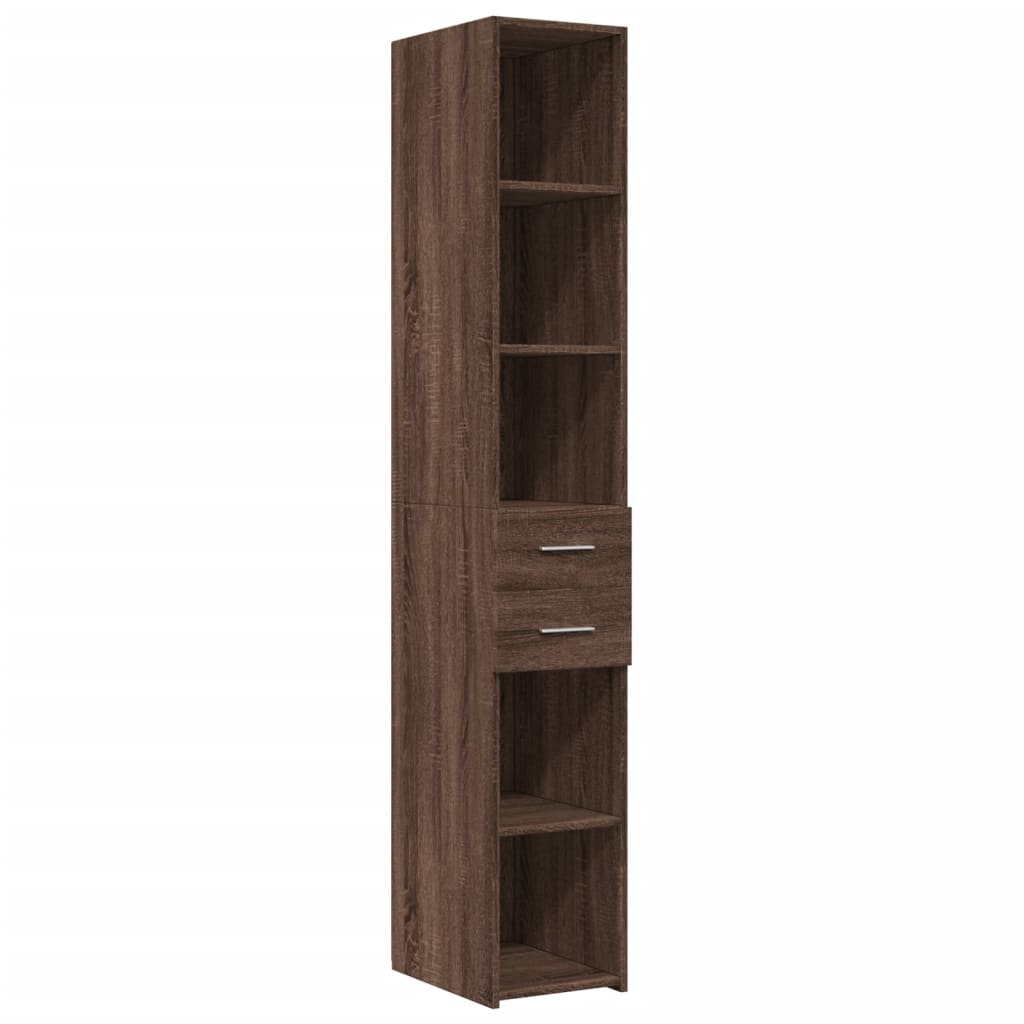 Skap Brun Eik 30x42,5x225 cm