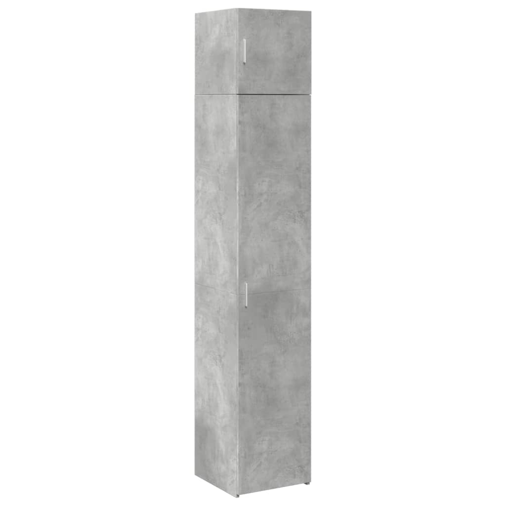 Skap Betonggrå 40x42,5x225 cm