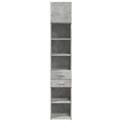 Skap Betonggrå 40x42,5x225 cm