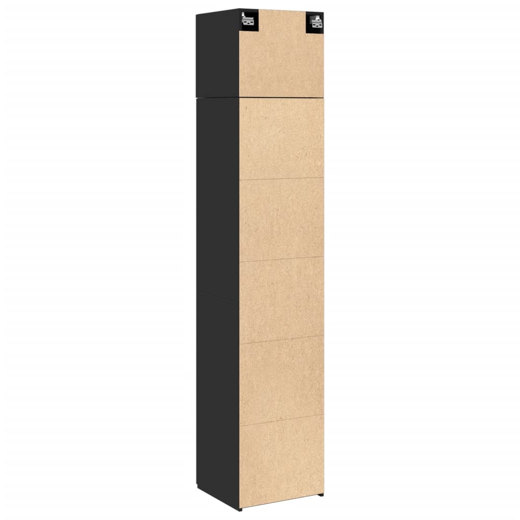 Skap Svart 45x42,5x225 cm
