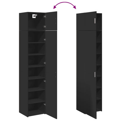 Skap Svart 45x42,5x225 cm