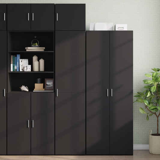 Skap Svart 45x42,5x225 cm