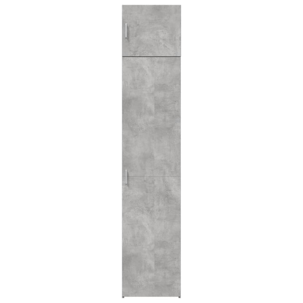 Skap Betonggrå 45x42,5x225 cm
