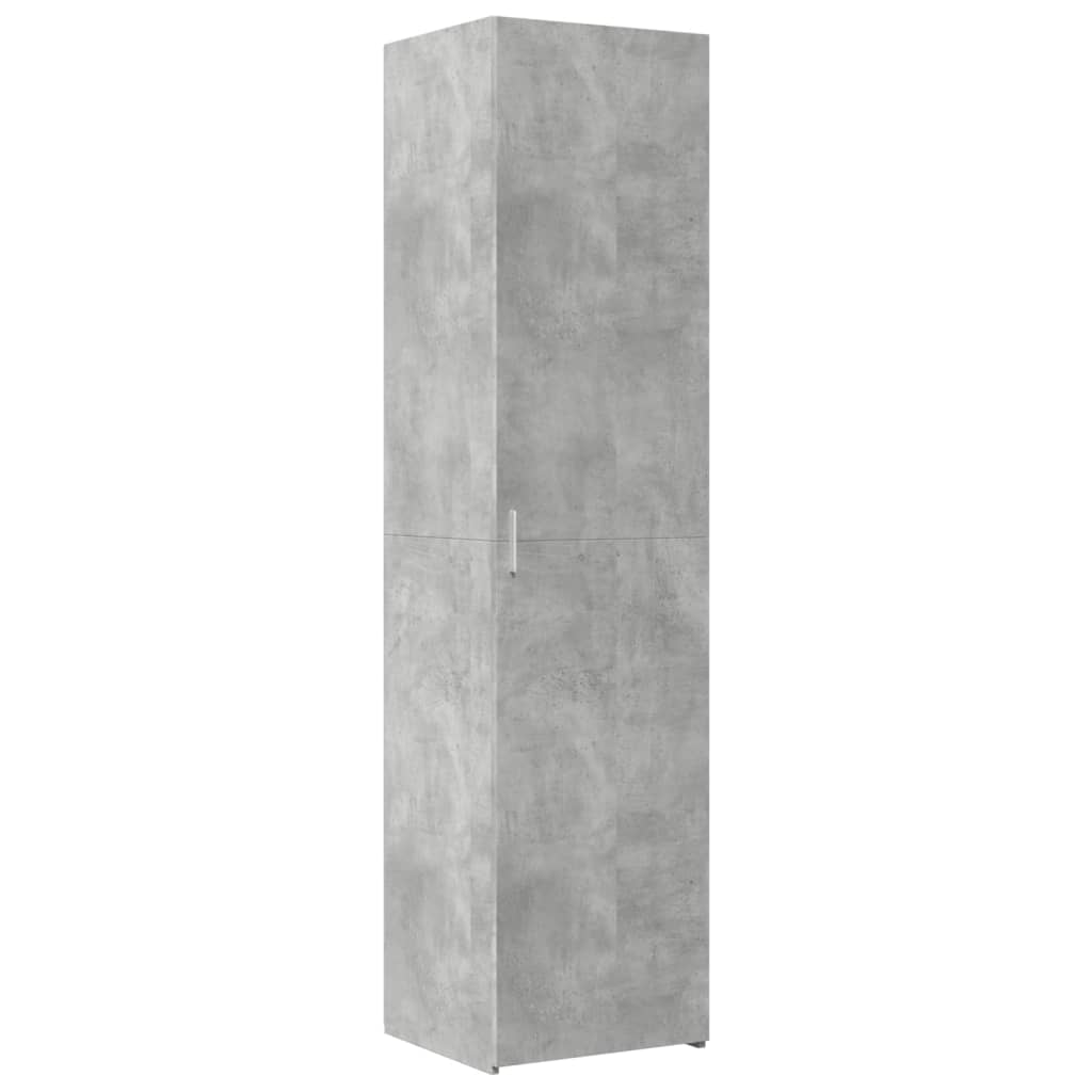 Skap Betonggrå 45x42,5x225 cm