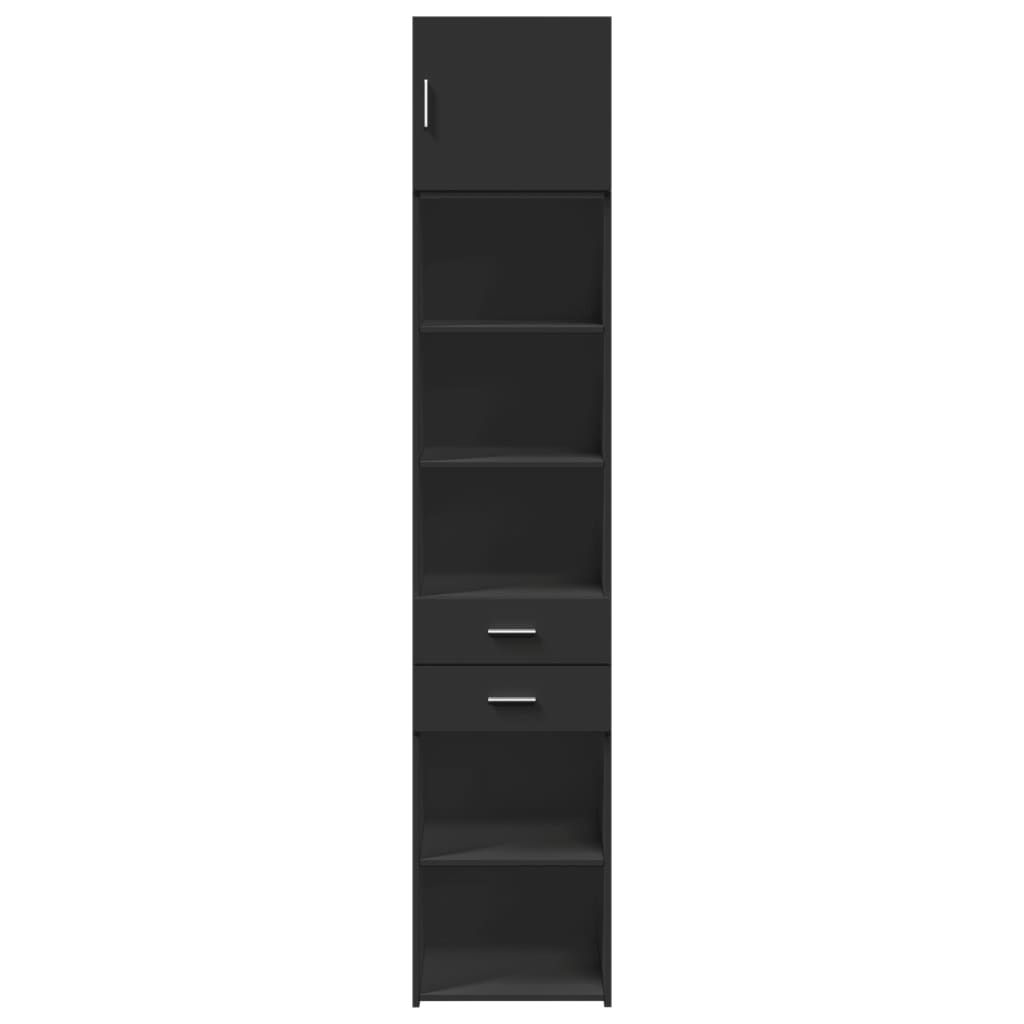 Skap Svart 45x42,5x225 cm