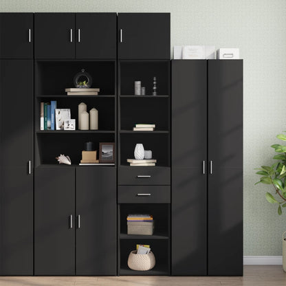 Skap Svart 45x42,5x225 cm