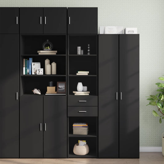 Skap Svart 45x42,5x225 cm