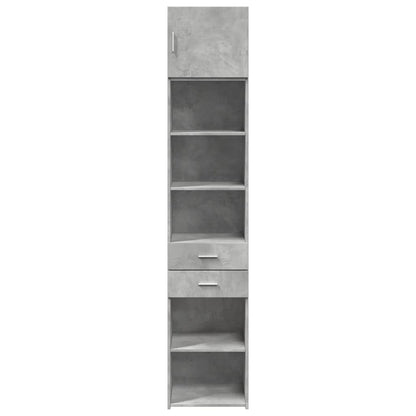 Skap Betonggrå 45x42,5x225 cm