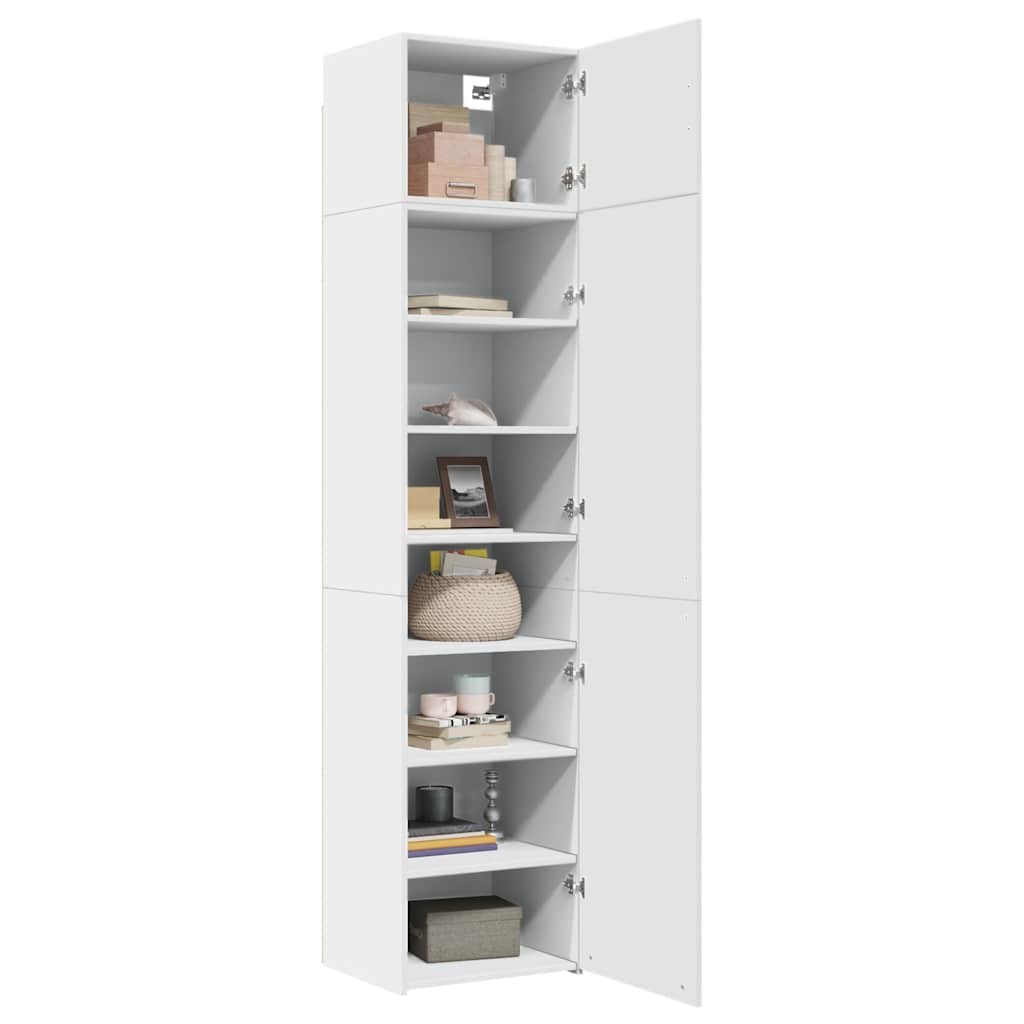 Skap Hvit 50x42,5x225 cm