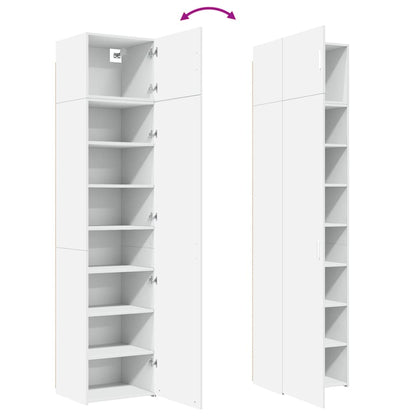 Skap Hvit 50x42,5x225 cm