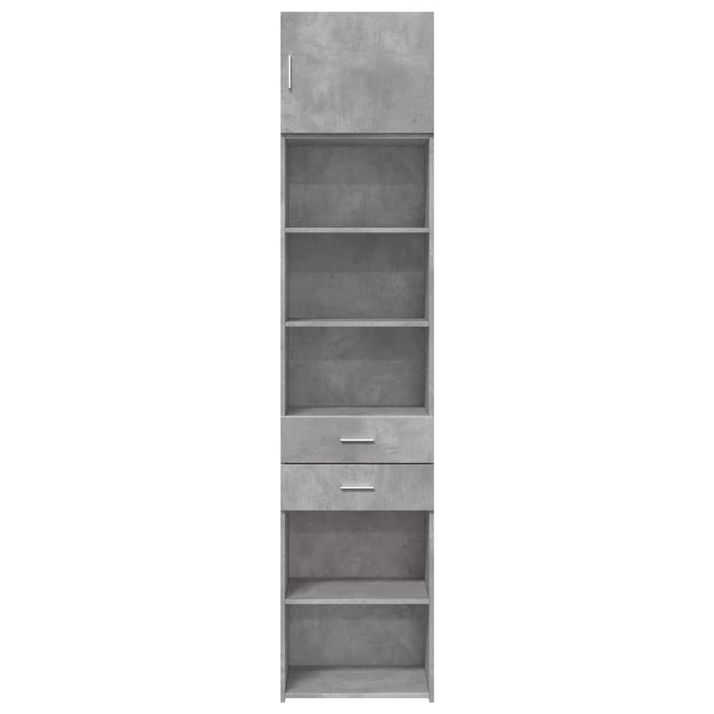 Skap Betonggrå 50x42,5x225 cm