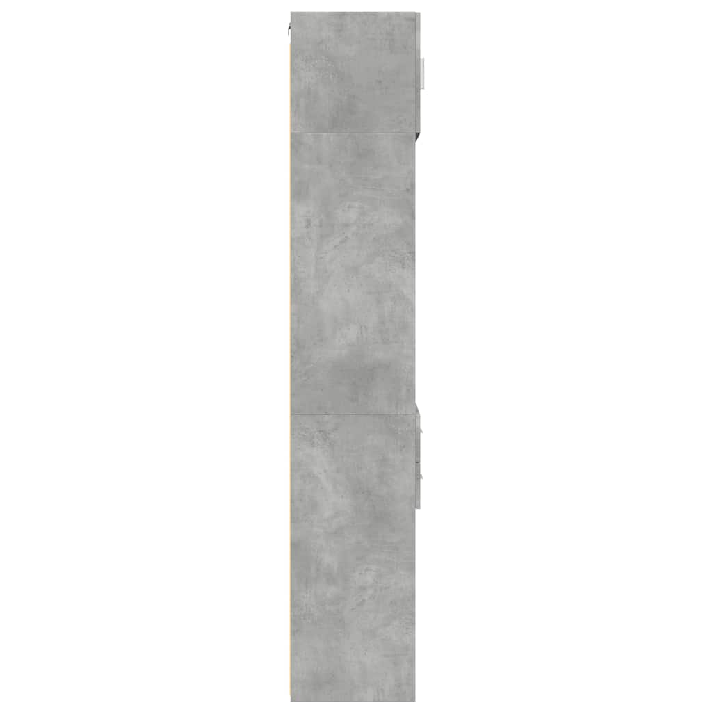 Skap Betonggrå 50x42,5x225 cm