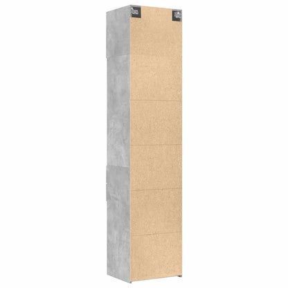 Skap Betonggrå 50x42,5x225 cm