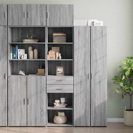 Skap Sonoma Grå 50x42,5x225 cm